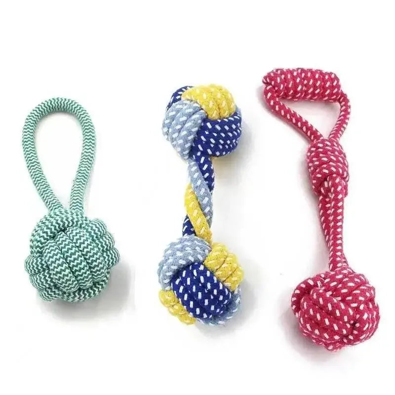 Cotton Rope Dog Toy – Chew & Tug Toy for Puppies & Dogs