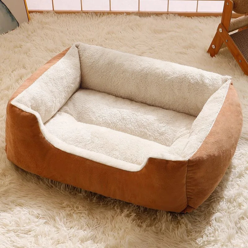 Plush Pet Bed for Cats & Dogs | Soft Breathable Cushion