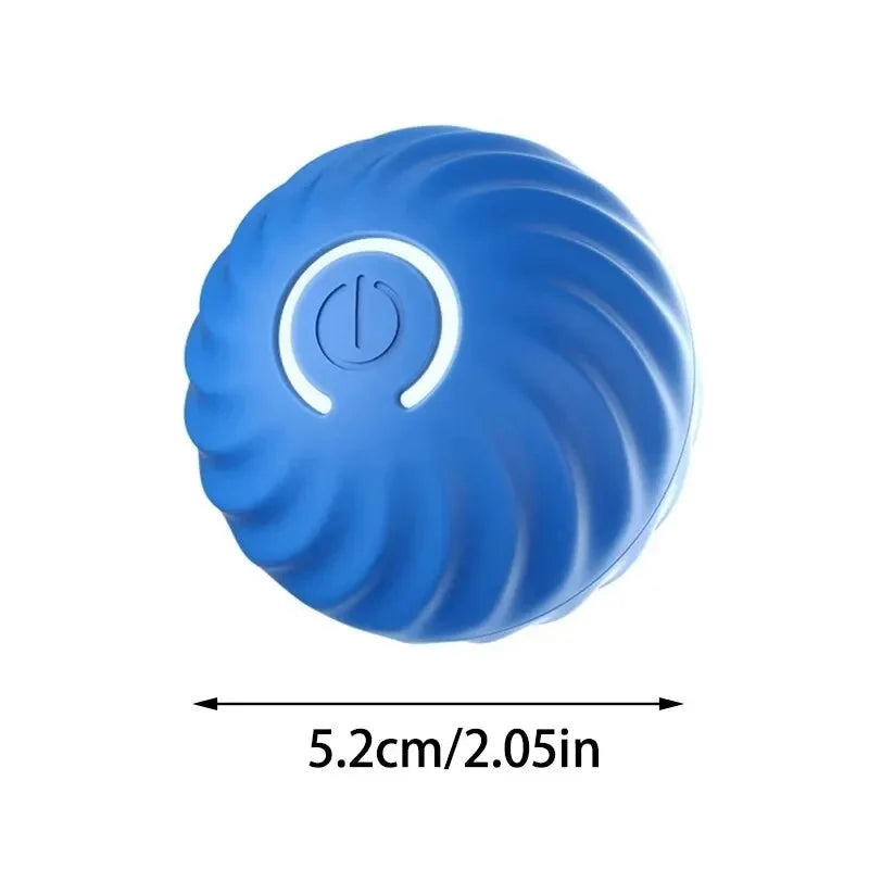 Smart Interactive Pet Ball – USB Rechargeable Auto-Moving Toy for Dogs & Cats