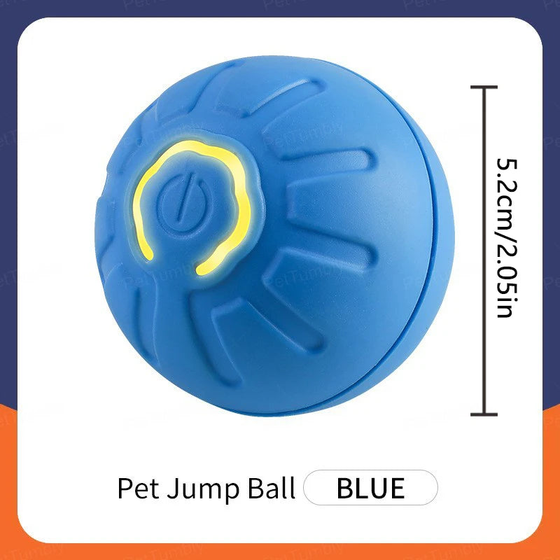 Smart Interactive Pet Ball – USB Rechargeable Auto-Moving Toy for Dogs & Cats