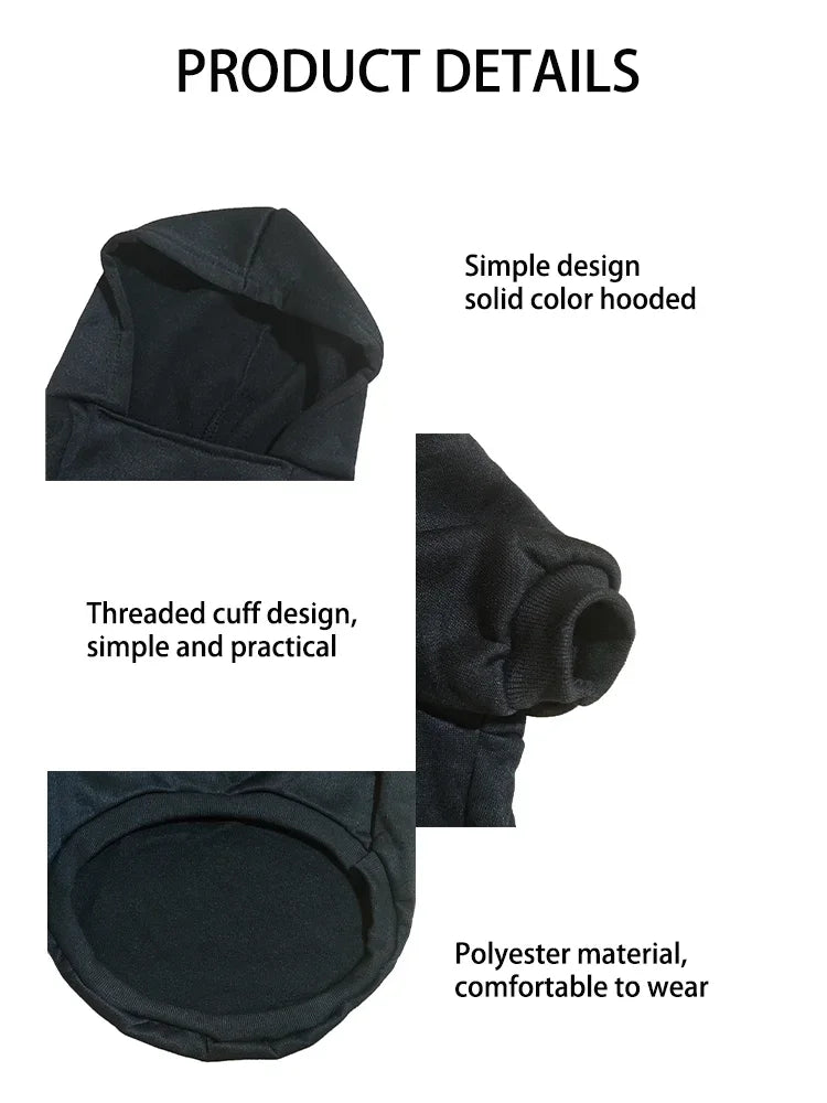 Dog Hoodie – Reflective All-Season Jacket for Medium & Large Breeds