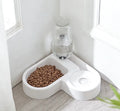 2-in-1 Pet Feeding Set – Food Bowl & Automatic Water Dispenser for Cats & Small Dogs