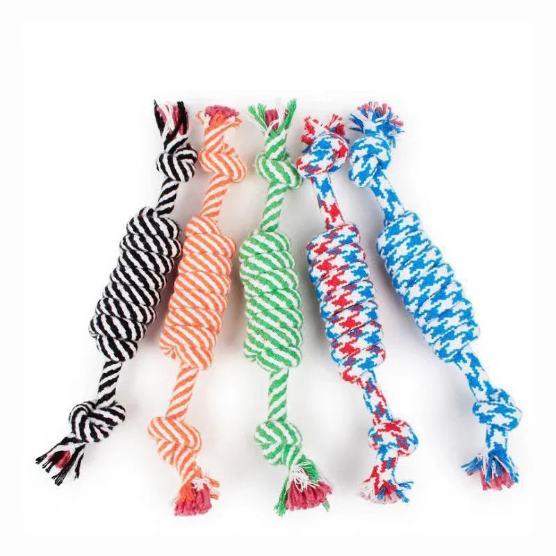 Cotton Rope Dog Toy – Chew & Tug Toy for Puppies & Dogs