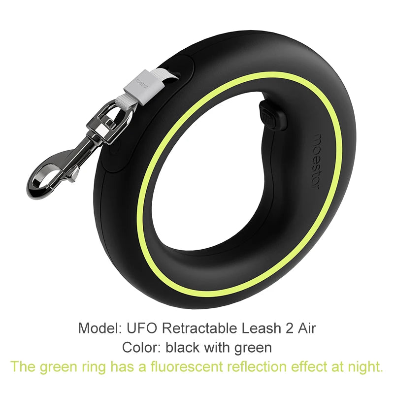MOESTAR Retractable Dog Leash Lite – 3M Hands-Free Walking Rope for Dogs Up to 30kg | CE & FCC Certified