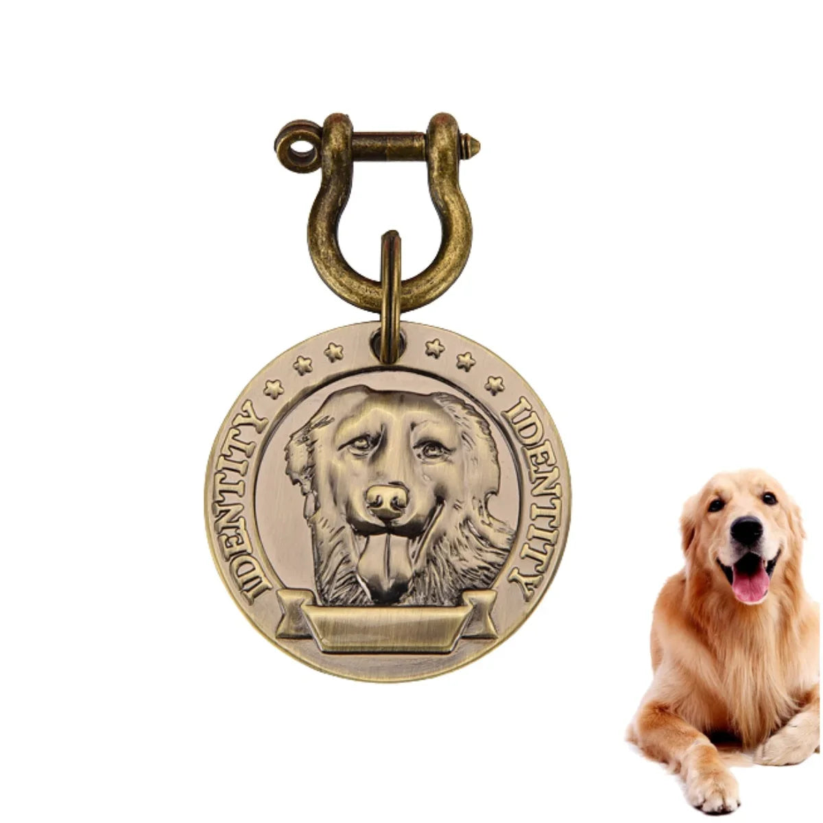 Personalized Engraved Pet ID Tag – Custom Name & Phone for Dogs & Cats