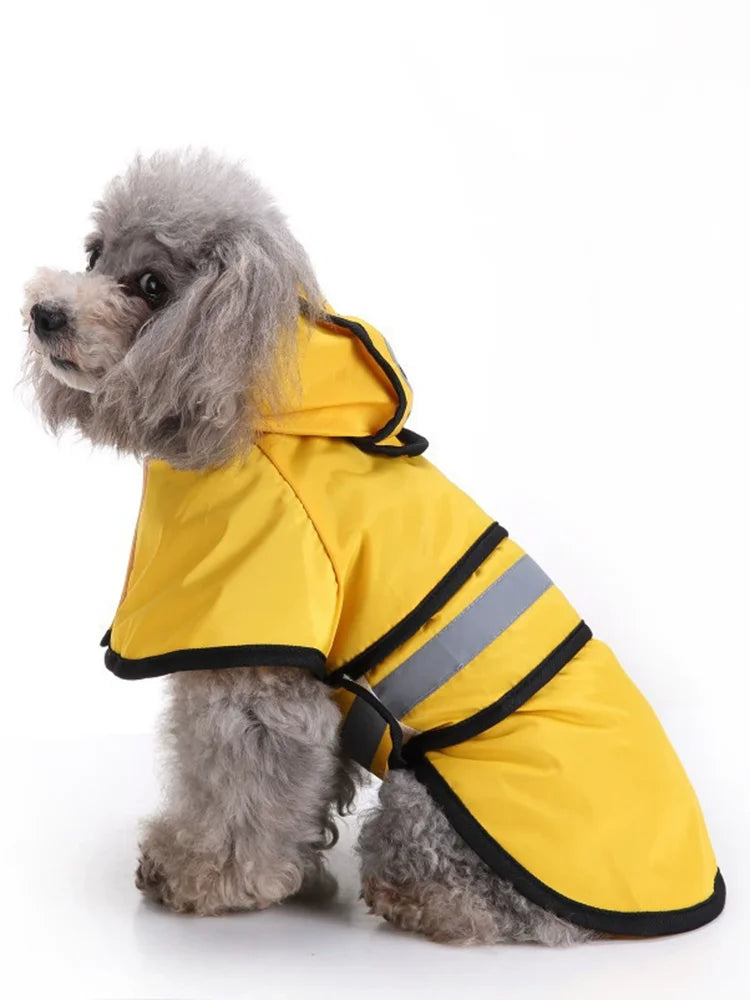 Dog Raincoat – Waterproof & Windproof Jacket for Medium & Large Dogs