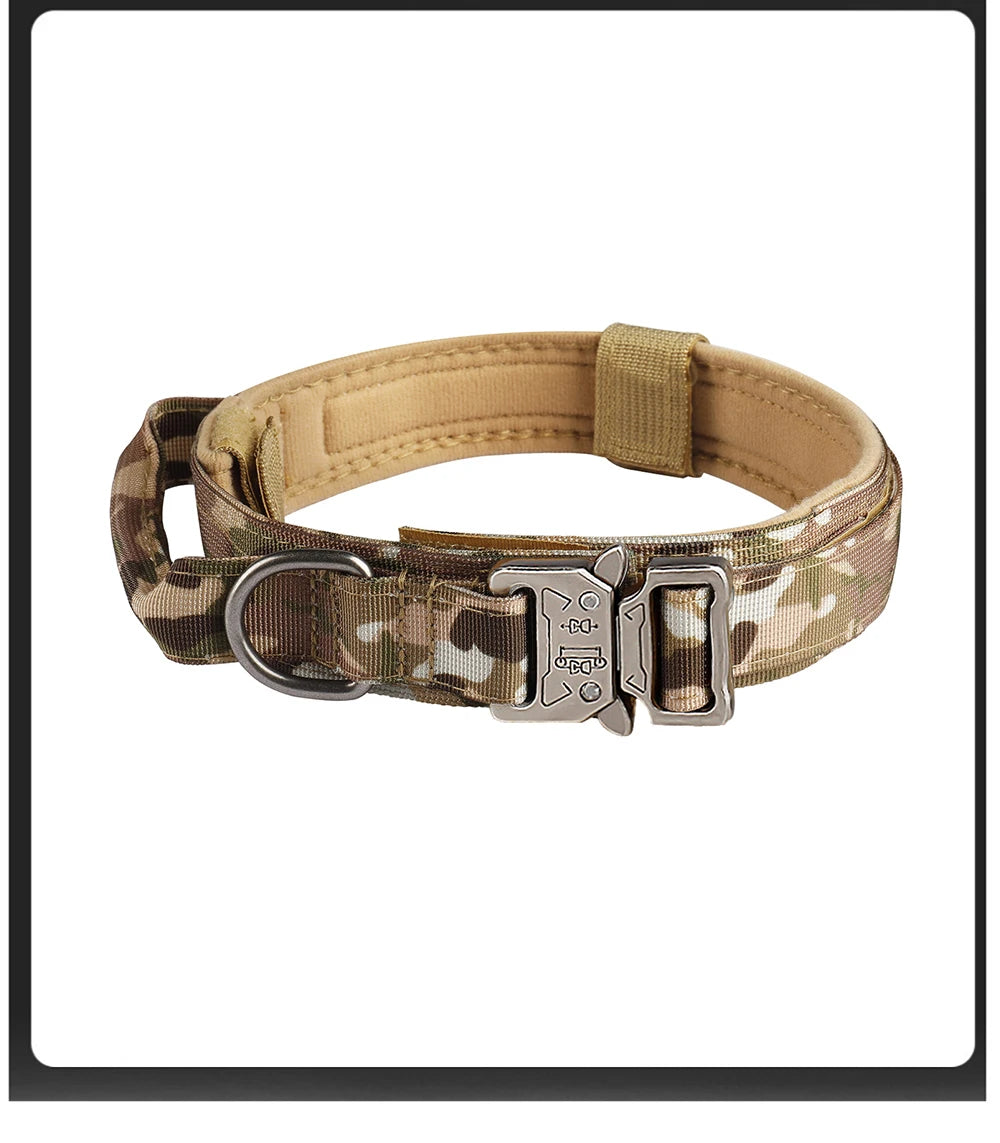 Tactical Dog Collar – Heavy-Duty Nylon with Metal Buckle | M, L, XL