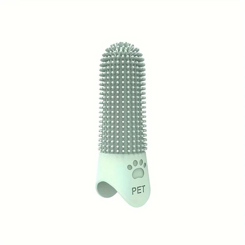 360° Silicone Finger Toothbrush for Dogs & Cats – Gentle Dental Cleaning for All Breeds