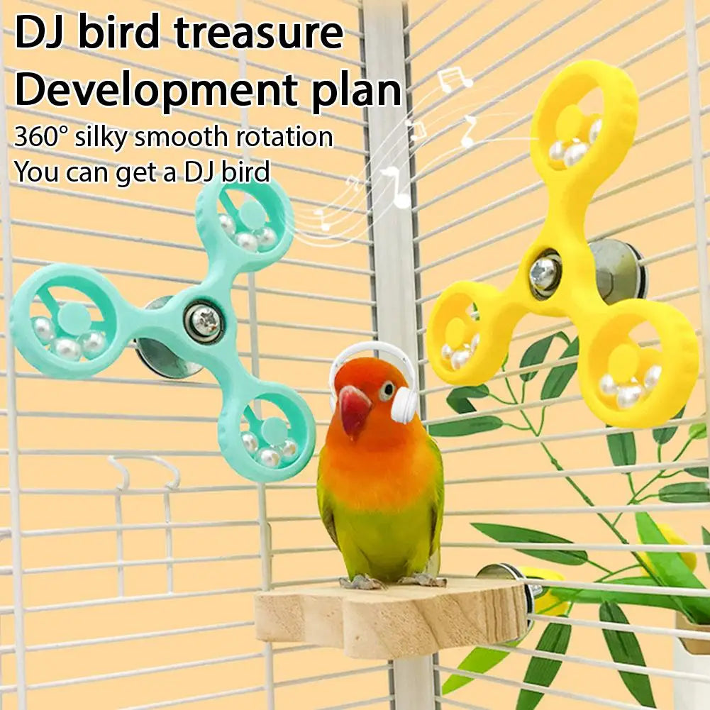 Interactive Parrot Windmill Chewing Toy – Mental Stimulation & Entertainment