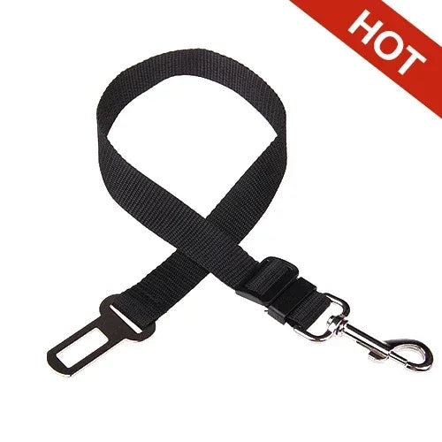 Pet Car Safety Belt – Adjustable Dog & Cat Harness Clip