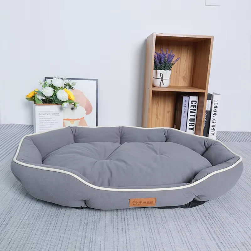 Corduroy Pet Sofa Bed – Cozy Dog & Cat Lounger