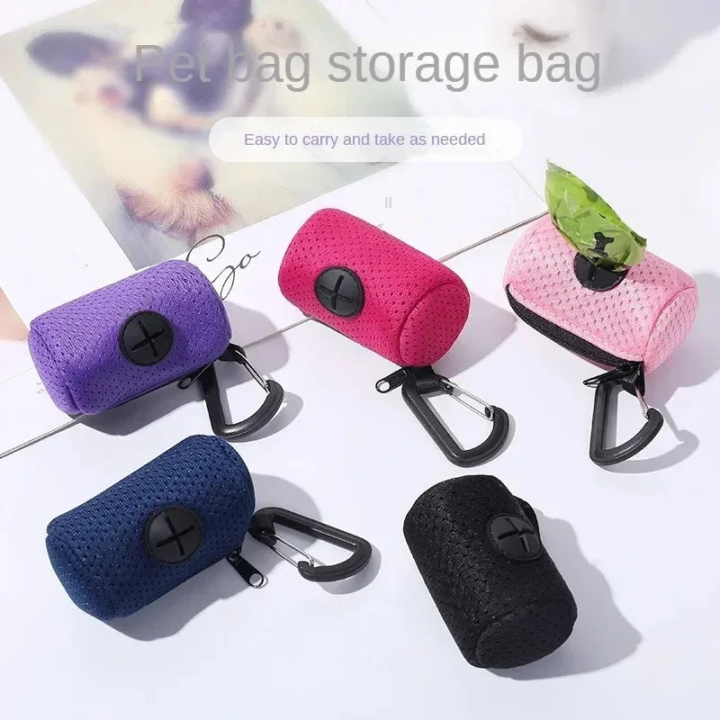 Premium Dog Poop Bag Dispenser – Hands-Free Leash Attachment
