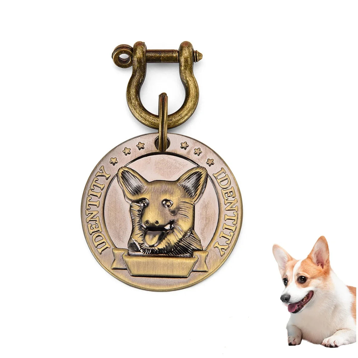 Personalized Engraved Pet ID Tag – Custom Name & Phone for Dogs & Cats