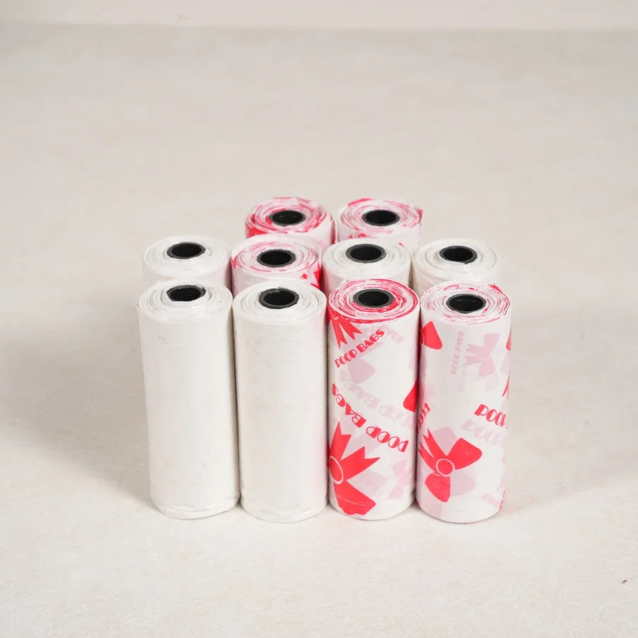 Premium Dog Waste Bags – Extra Thick & Leak-Proof | 8 Rolls / 120 Bags