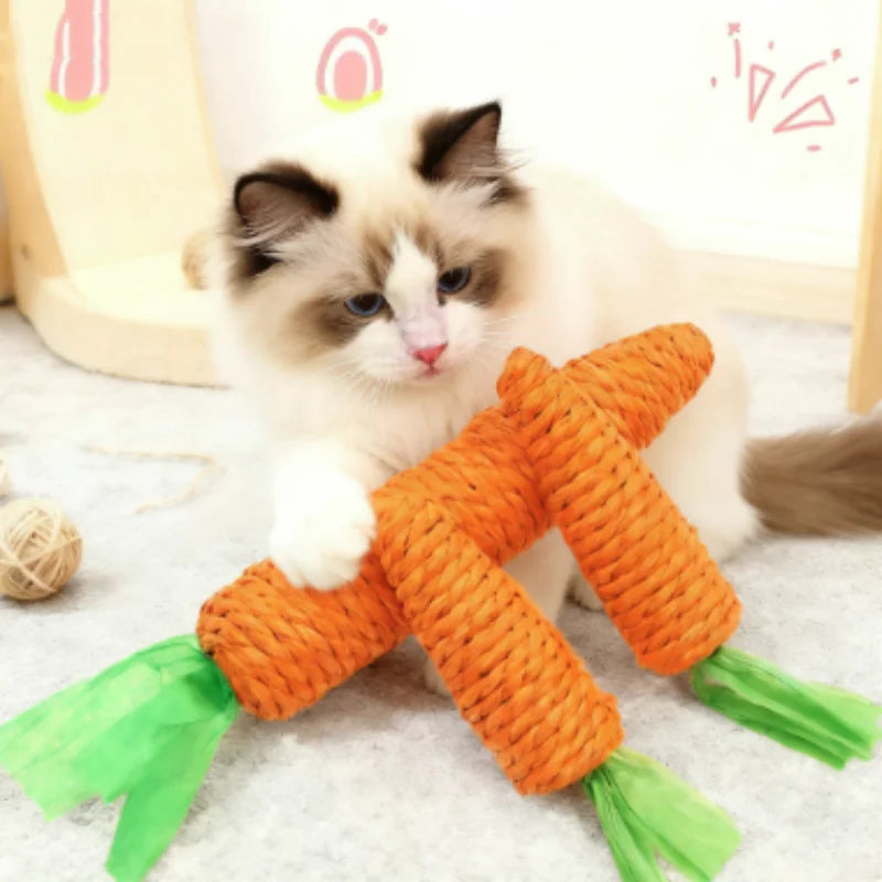 Cat Teething & Play Stick — Interactive Chew Toy for Cats