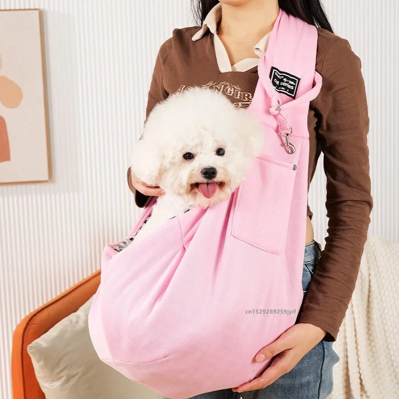 Pet Sling Carrier Bag – Hands-Free Shoulder Bag for Small Dogs & Cats