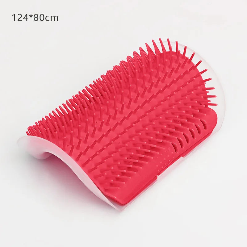 Cat Corner Grooming Brush – Self-Cleaning Massage & Hair Removal Comb