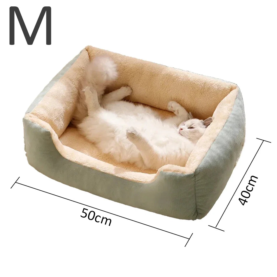 Plush Pet Bed for Cats & Dogs | Soft Breathable Cushion