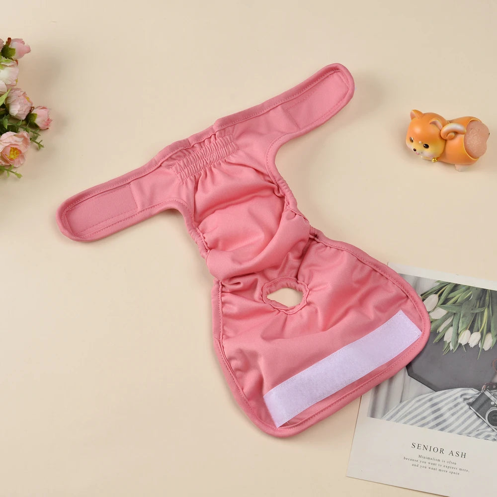 Washable Female Dog Diapers – 3-Pack | Reusable & Waterproof Pet Panties