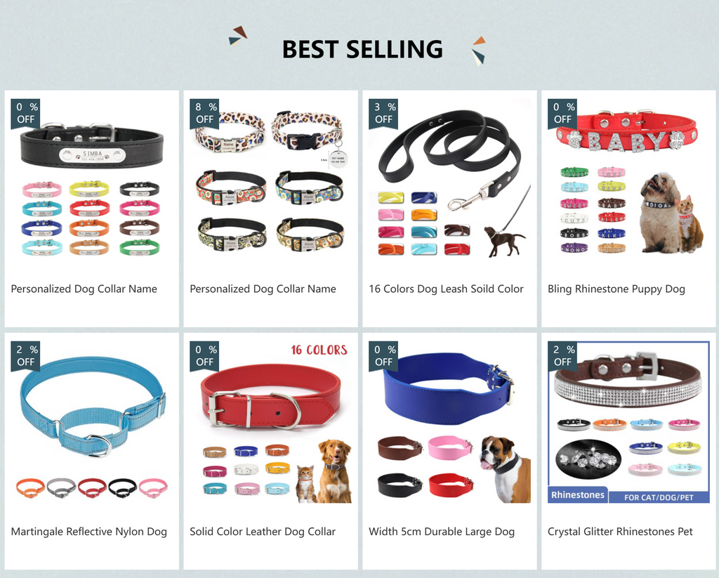 Personalized Pet Collar with Engraved ID Tag – PU Leather, Anti-Lost