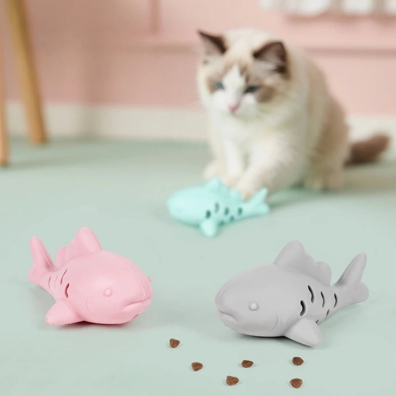 Interactive Fish Chew Toy for Cats – Slow Feeder & Teeth Grinding Kitten Toy