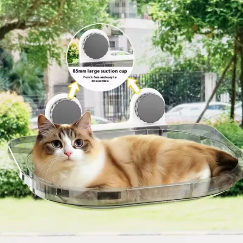 Cat Hammock Window Perch – Cozy Hanging Bed for Cats up to 20 kg