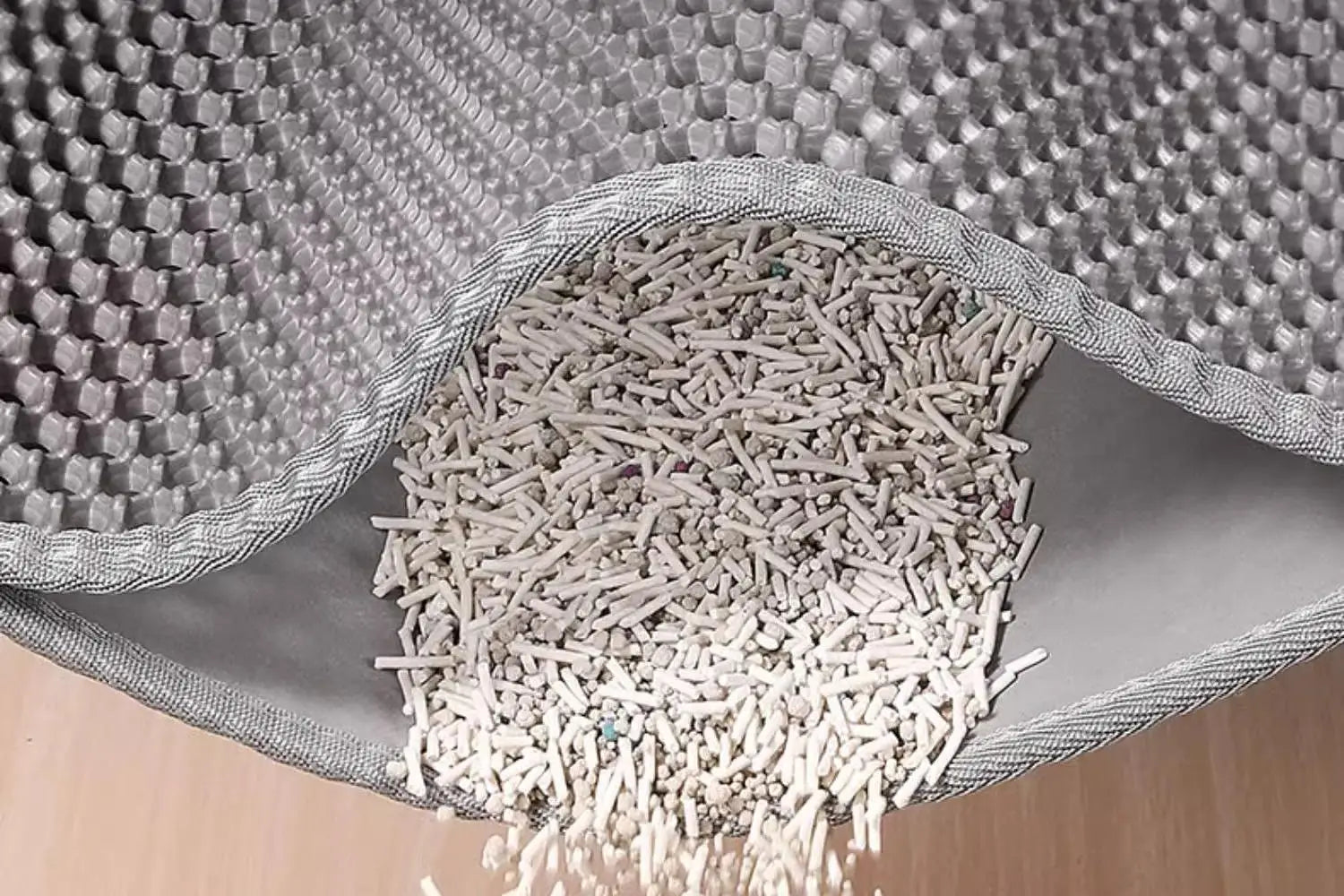 Double-Layer Cat Litter Mat – Waterproof, Non-Slip & Washable