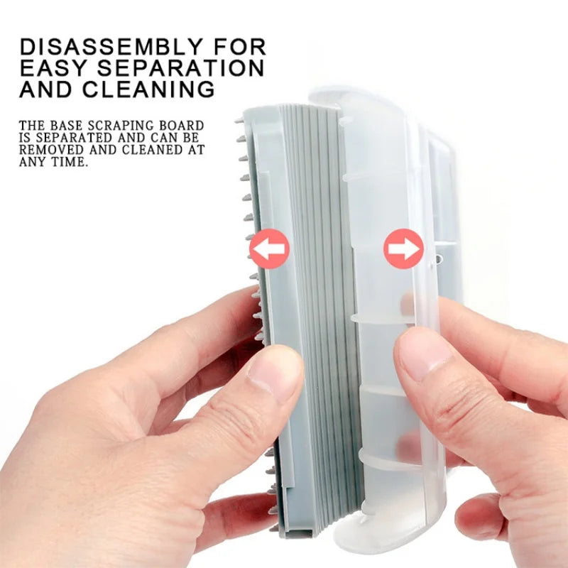 Cat Corner Grooming Brush – Self-Cleaning Massage & Hair Removal Comb