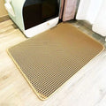 Double-Layer Cat Litter Mat – Waterproof, Non-Slip & Washable