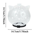 Breathable Cat Bubble Muzzle – Transparent Protective Helmet for Grooming & Anti-Bite Safety
