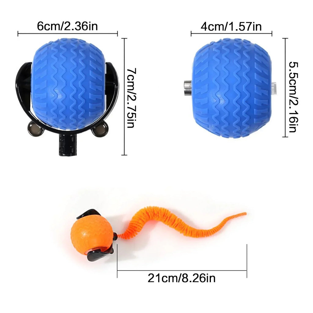 Smart Interactive Cat Ball Toy – Auto-Rolling LED with 3 Speed Modes