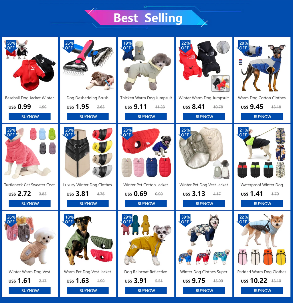 Soft Fleece Pet Vest Jacket with D-Ring | Dog & Cat Winter Coat