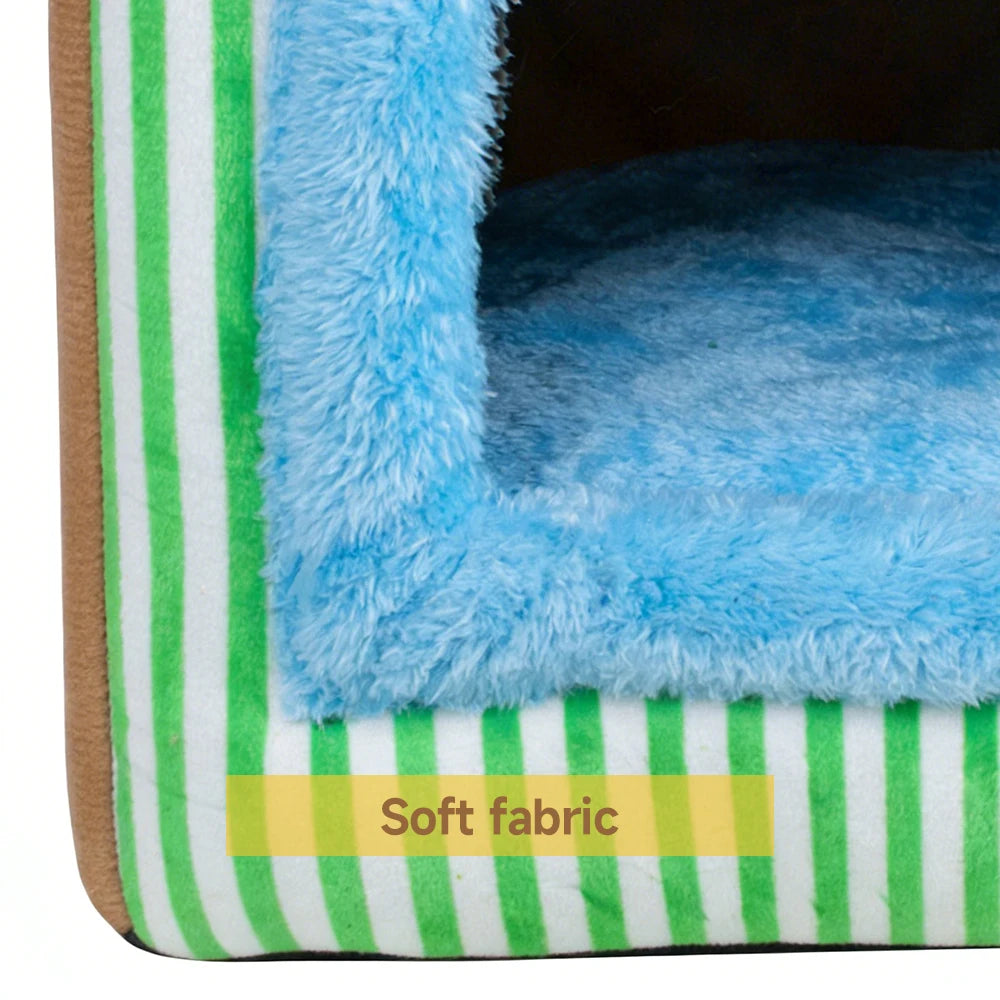 Foldable Cat & Pet House – Cozy Cave Bed for Cats & Small Dogs