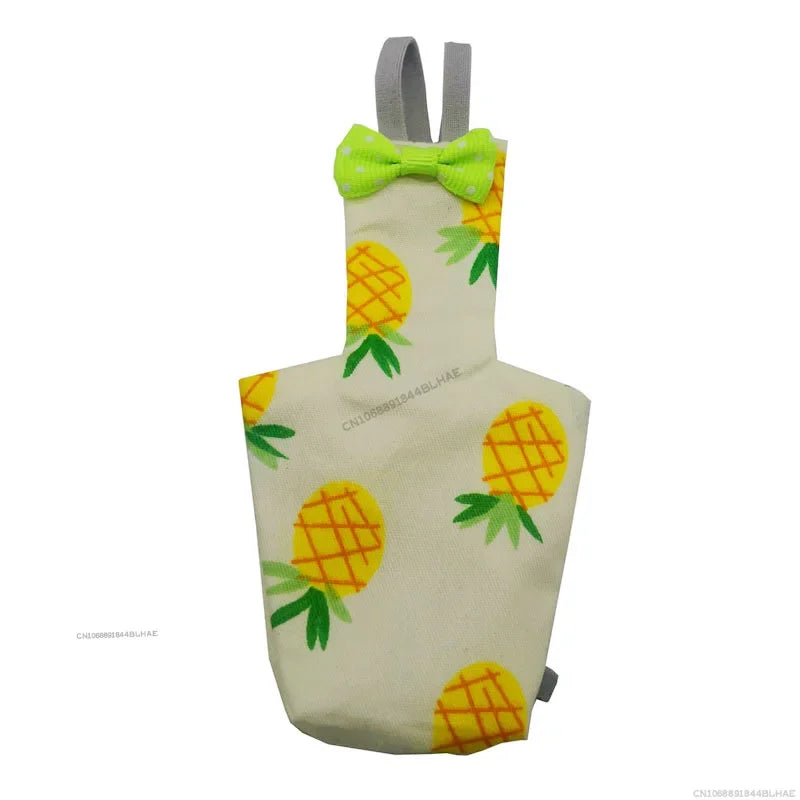 Parrot Diaper Flight Suit – Washable Bird Nappy with Bowtie for Parakeets, Cockatiels & Pigeons
