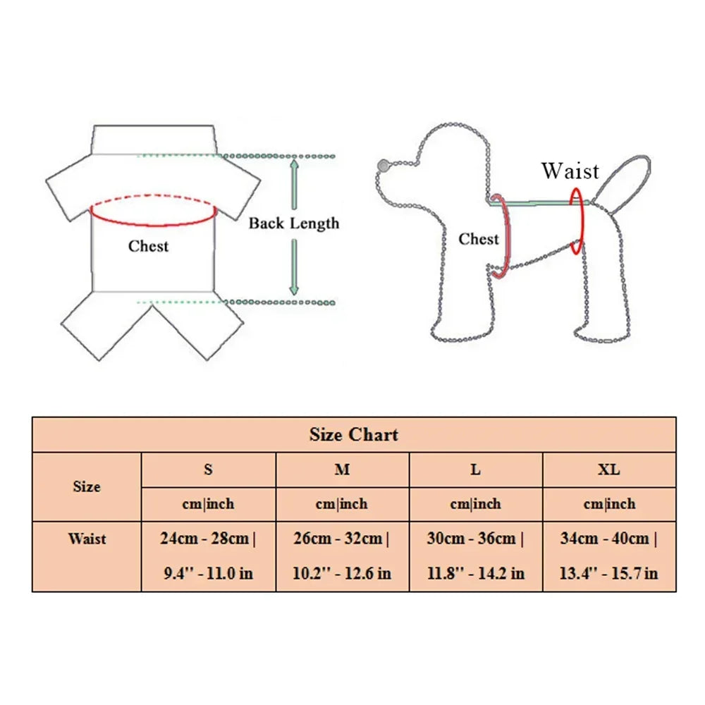 Dog & Cat Washable Physiological Pants – Reusable Pet Diapers for Female Dogs & Cats