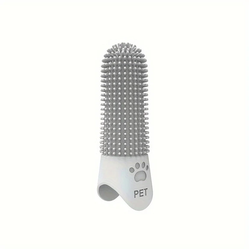 360° Silicone Finger Toothbrush for Dogs & Cats – Gentle Dental Cleaning for All Breeds