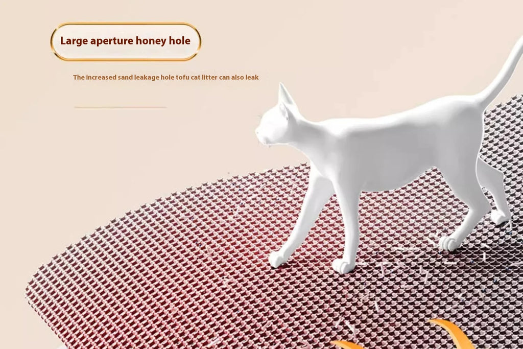 Double-Layer Cat Litter Mat – Waterproof, Non-Slip & Washable