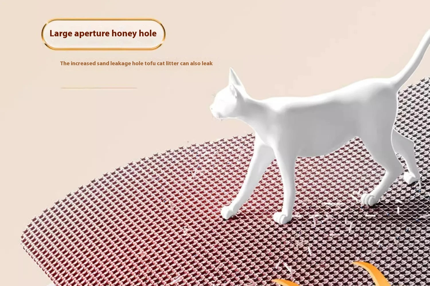 Double-Layer Cat Litter Mat – Waterproof, Non-Slip & Washable