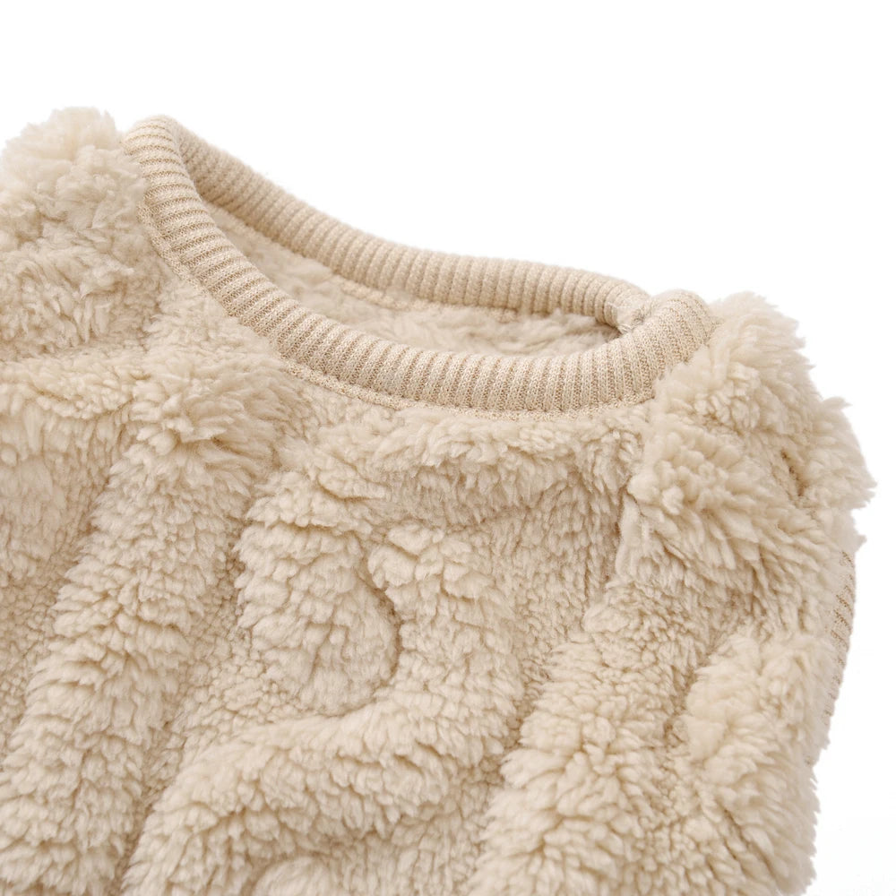 Soft Fleece Pet Sweater – Warm Autumn & Winter Vest for Small Dogs & Cats