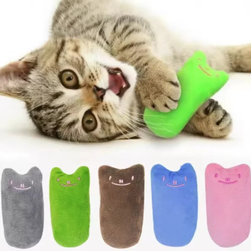 Catnip Velvet Chew Toy – Interactive Plush Toy for Cats & Kittens
