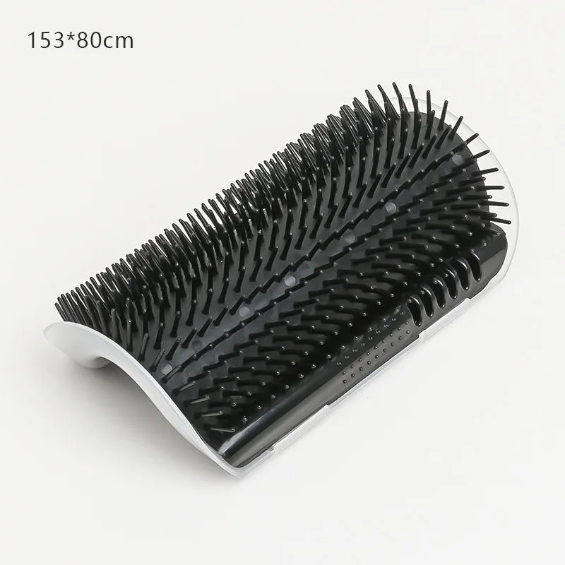 Cat Corner Grooming Brush – Self-Cleaning Massage & Hair Removal Comb