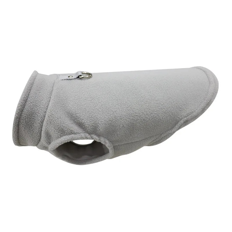 Soft Fleece Pet Vest Jacket with D-Ring | Dog & Cat Winter Coat