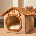Foldable Cat & Pet House – Cozy Cave Bed for Cats & Small Dogs