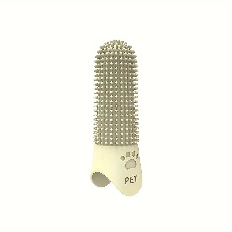 360° Silicone Finger Toothbrush for Dogs & Cats – Gentle Dental Cleaning for All Breeds