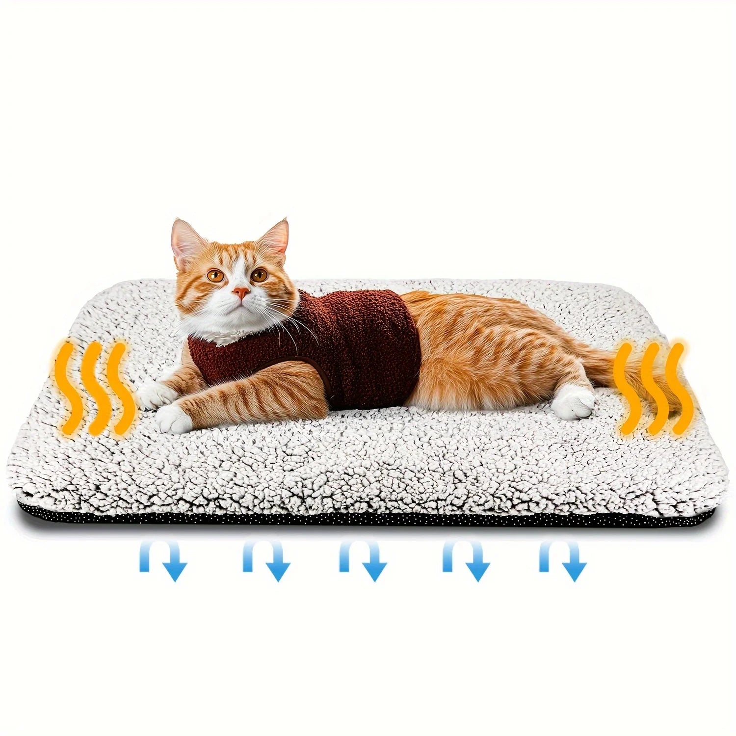 Self-Heating Pet Blanket & Mat – Washable Thermal Pad for Cats & Dogs