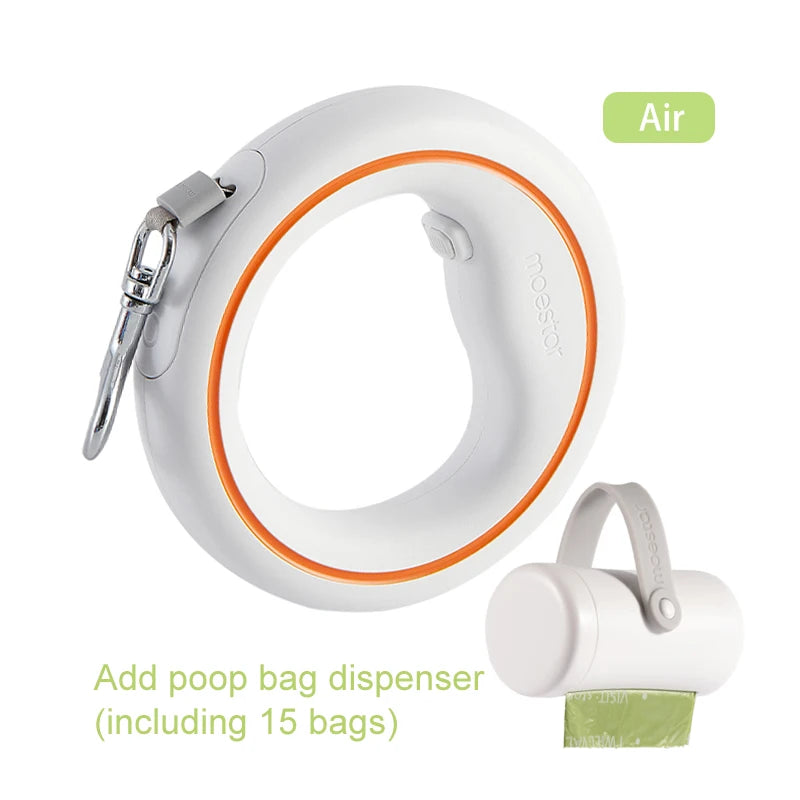 MOESTAR Retractable Dog Leash Lite – 3M Hands-Free Walking Rope for Dogs Up to 30kg | CE & FCC Certified
