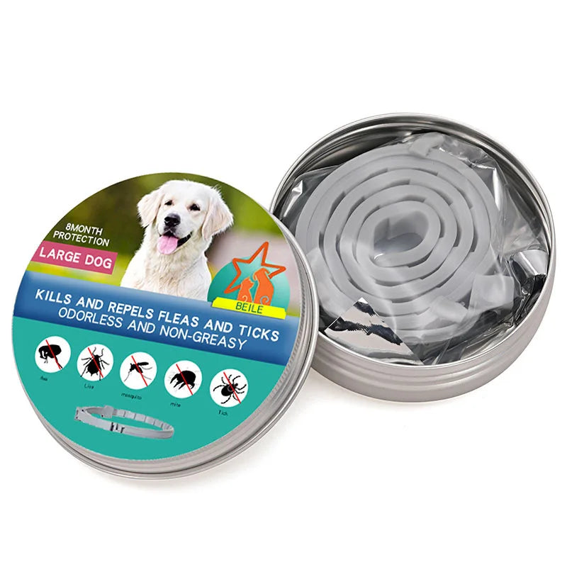 Flea & Tick Protection Collar for Dogs & Cats