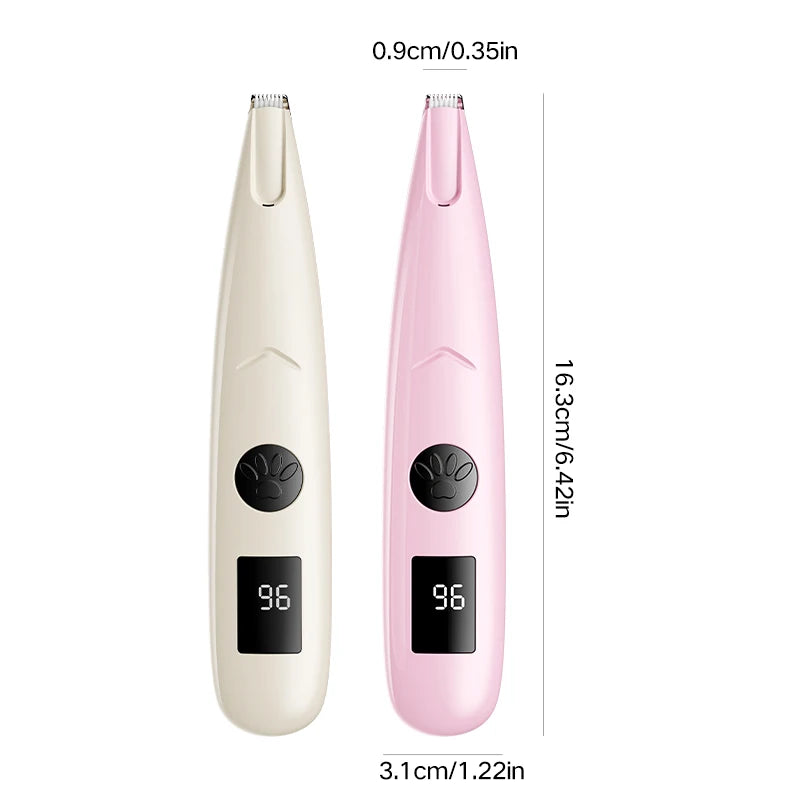 Electric Pet Paw Hair Trimmer – Quiet, Safe & Rechargeable Clipper for Dogs & Cats