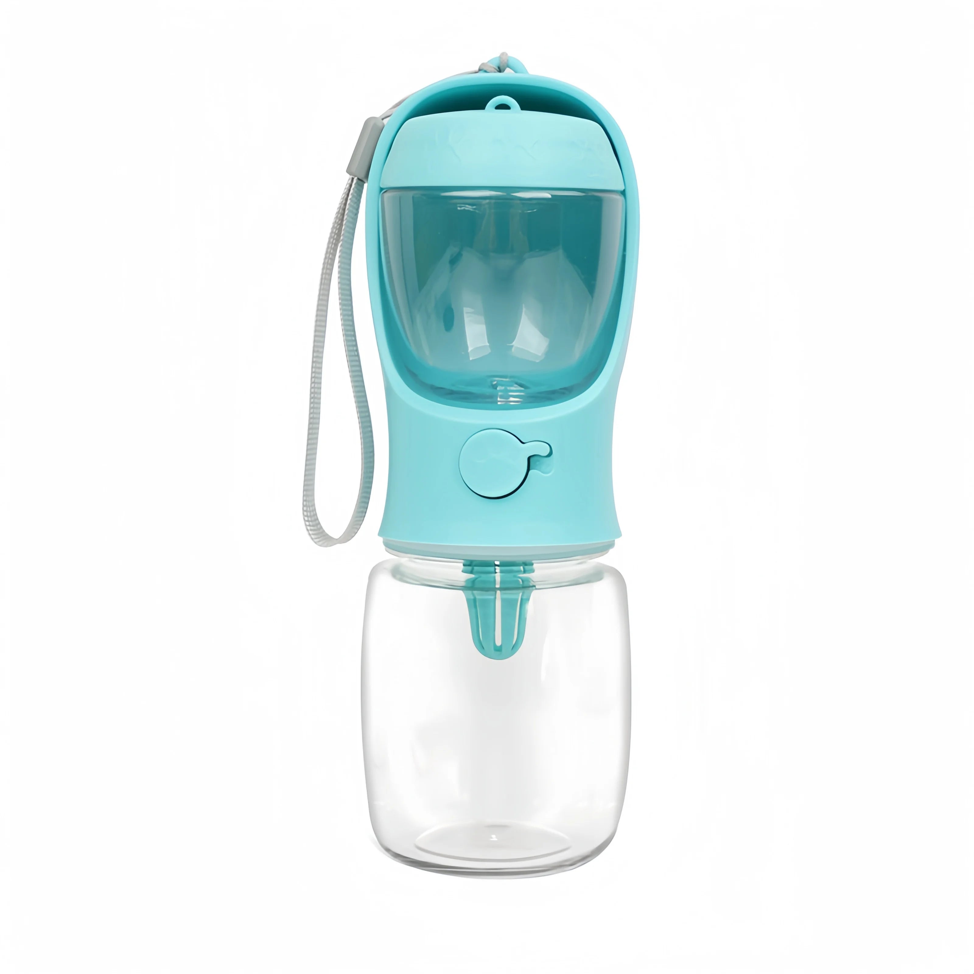 Portable Pet Water Bottle with Food Storage – 2-in-1 Travel Feeder Bowl for Dogs & Cats | 350ml / 550ml