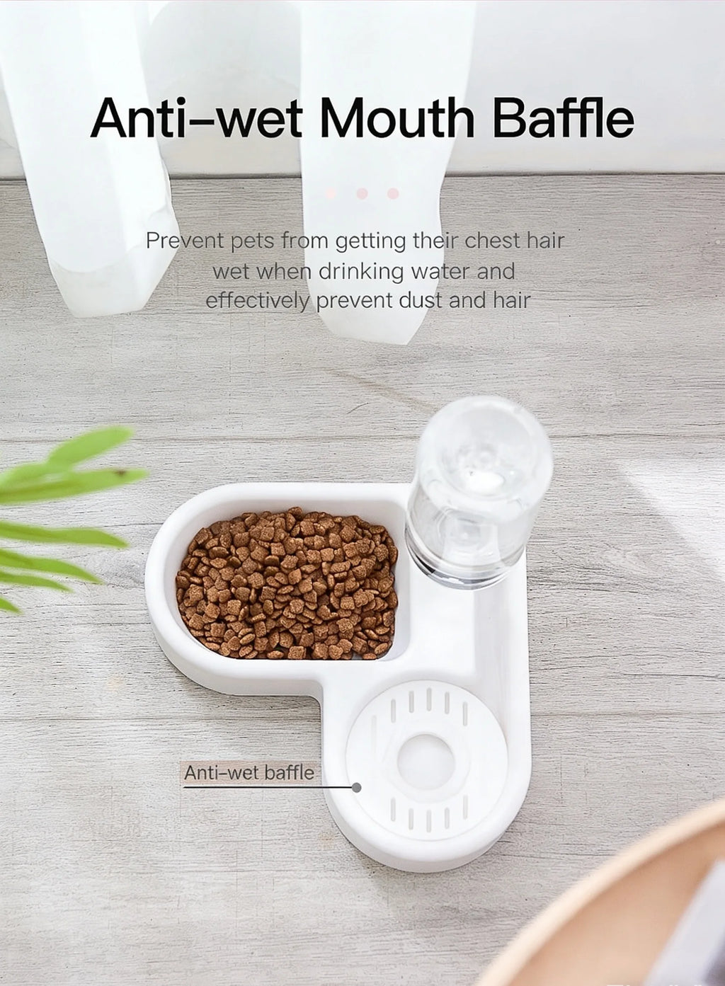 2-in-1 Pet Feeding Set – Food Bowl & Automatic Water Dispenser for Cats & Small Dogs